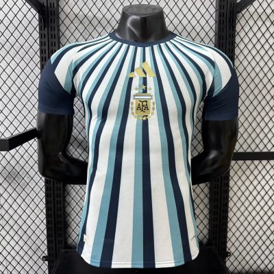 2026 Argentina Player Version Pre-Match Soccer Jersey