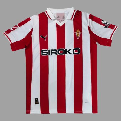 25/26 Sporting de Gijon Home Soccer Jersey