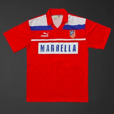 90/93 Atletico Madrid Away Retro Soccer Jersey