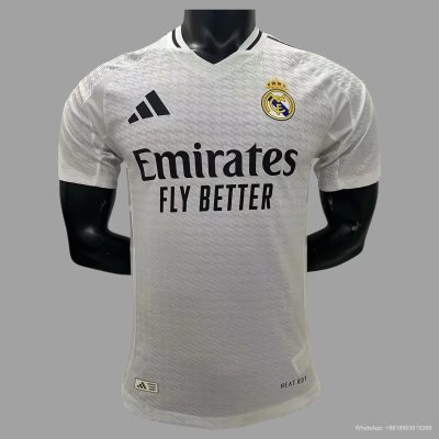 24/25 Real Madrid home Player Version soccer jersey