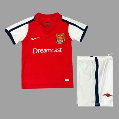 00/02 Arsenal Home Kids Retro Soccer Jersey Size 16-28