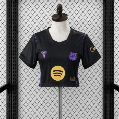 26/27 Barcelona Away Crop Soccer Jersey