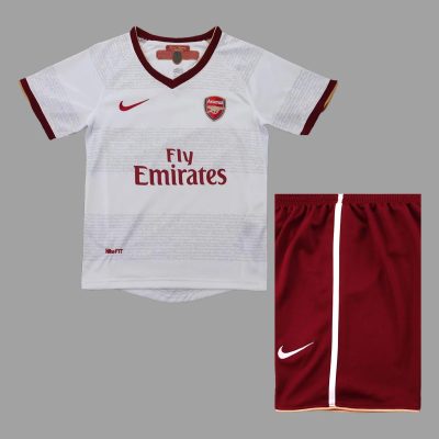07/08 Arsenal Away Kids Retro Soccer Jersey Size 16-28