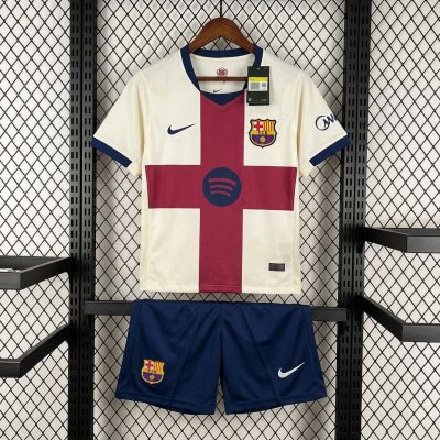 26/27 Barcelona Fourth Kids Soccer Jersey