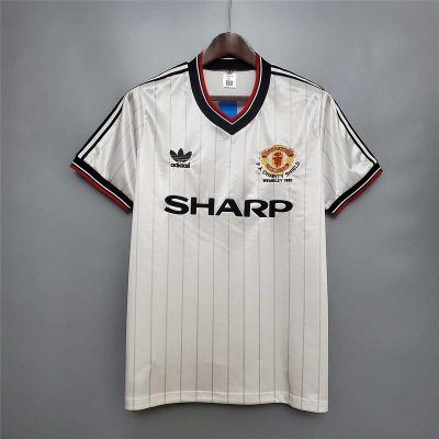83/84 Manchester United FA Charity Shield Retro Soccer Jersey