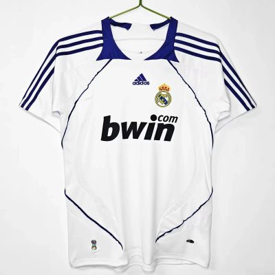 07/08 Real Madrid Home Retro Soccer Jersey