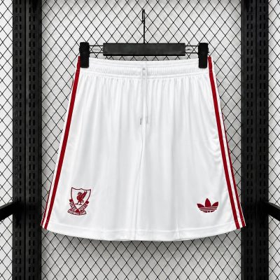 26/27 Liverpool White Soccer Shorts