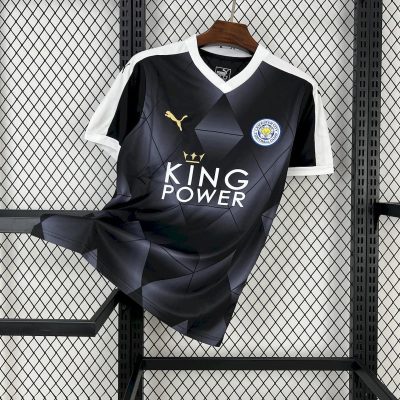 15/16 Leicester City Away Retro Soccer Jersey