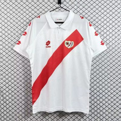 91/94 Rayo Vallecano Home Retro Soccer Jersey