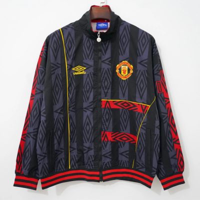 93/95 Manchester United Black Red Windbreaker