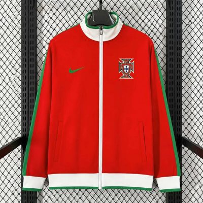 2010-12 Portugal Red Retro Windbreaker