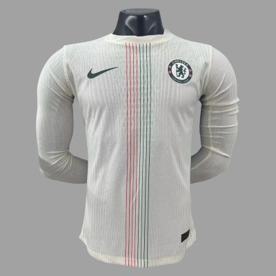 25/26 Chelsea Away Long Sleeve Player Version Soccer Jersey