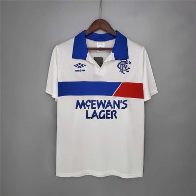 84/87 Rangers Away Retro Soccer Jersey