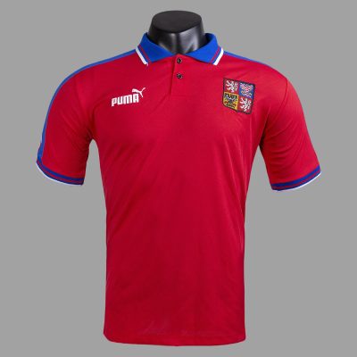 1996 Czech Home Retro Soccer Jersey
