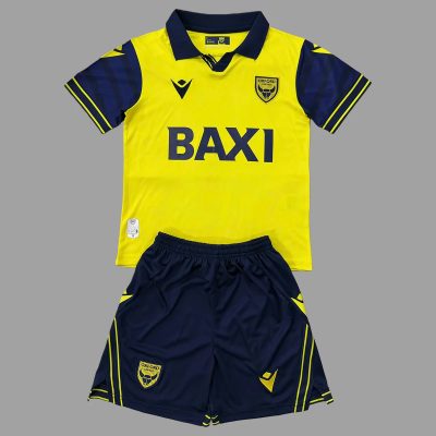 25/26 Oxford United Home Kids Soccer Jersey Size 16-28