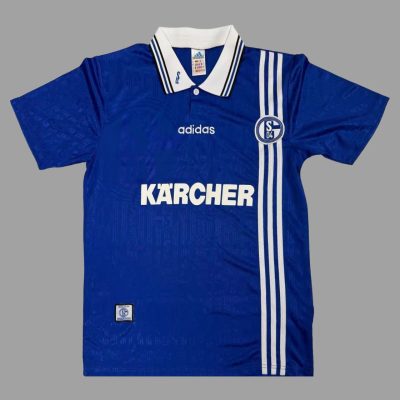 96/97 Schalke 04 Home Retro Soccer Jersey