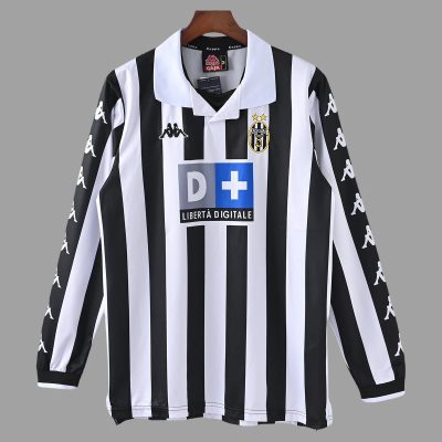 99/00 Juventus Home Long Sleeve Retro Soccer Jersey