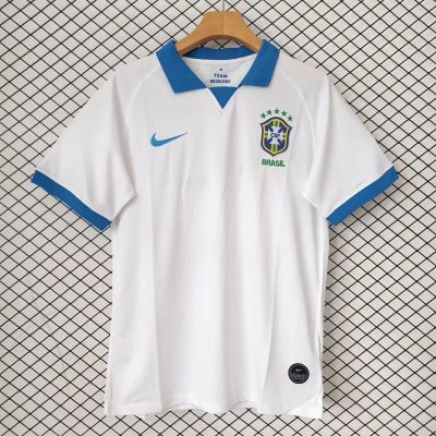 2019 Brazil Away Retro Soccer Jersey
