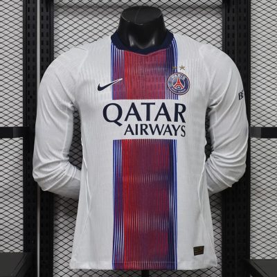 26/27 PSG Away Long Sleeve Player Version Soccer Jersey