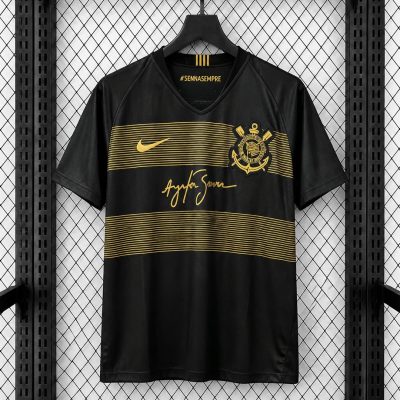 2018 Corinthians Third Retro Soccer Jersey