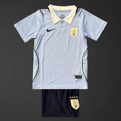 2026 Uruguay Home Kids Soccer Jersey Size 16-28