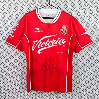 98/99 Toluca Home Retro Soccer Jersey