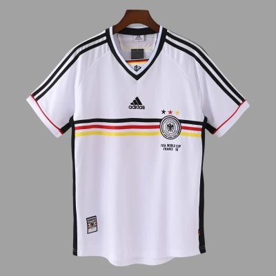 1998 Germany Home Retro Soccer Jersey