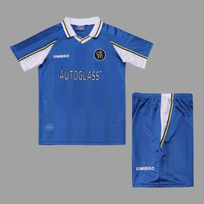 00/08 97/99 Chelsea Home Kids Retro Soccer Jersey Size 16-28