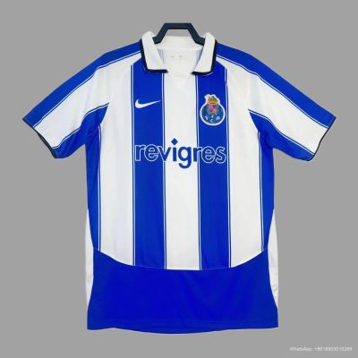 03/04 Porto Home Champions Version Retro Soccer Jersey