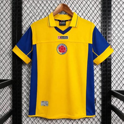 2003 Colombia Home Retro Soccer Jersey