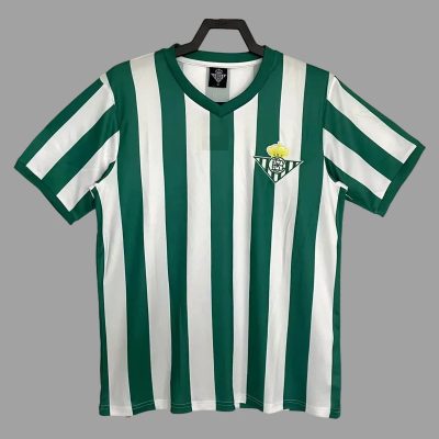 76/77 Real Betis Home Retro Soccer Jersey