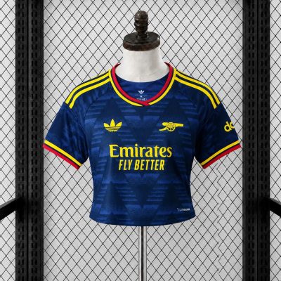 26/27 Arsenal Away Women Crop Jersey