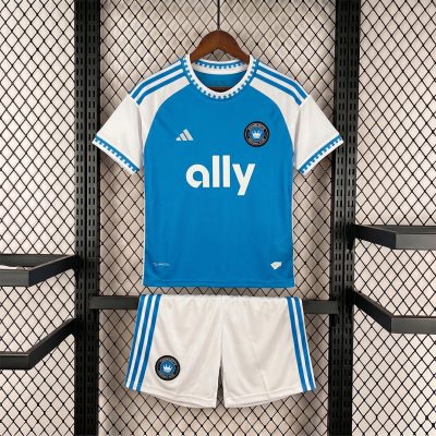 2026 Charlotte FC Home Kids Soccer Jersey Size 16-28