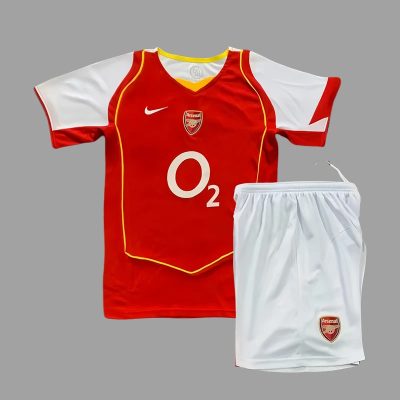 04/05 Arsenal Home Kids Retro Soccer Jersey Size 16-28