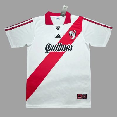 98/00 River Plate Home Retro Soccer Jersey