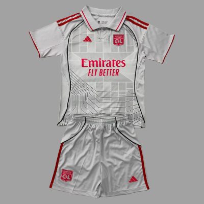 25/26 Lyon Third Kids Soccer Jersey Size 16-28