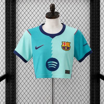 26/27 Barcelona Third Crop Soccer Jersey