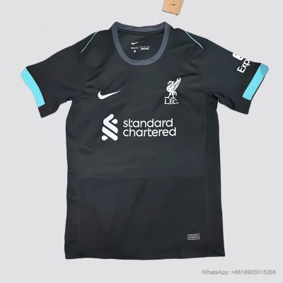 24/25 Liverpool away black soccer jersey yupoo