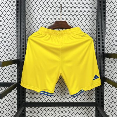 2026 Sweden Yellow Soccer Shorts