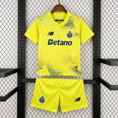 26/27 Porto Goalkeeper Home Kids Soccer Jersey