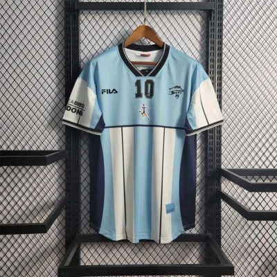 2001 Argentina DIEGO MARADONA Testimonial Edition Retro Soccer Jersey