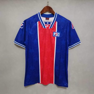 94/95 PSG European Home Retro Soccer Jersey