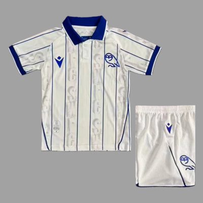 25/26 Sheffield Wednesday Third Kids Soccer Jersey Size 16-28