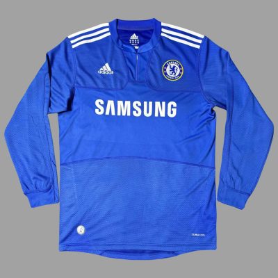 09/10 Chelsea Home Long Sleeve Retro Soccer Jersey