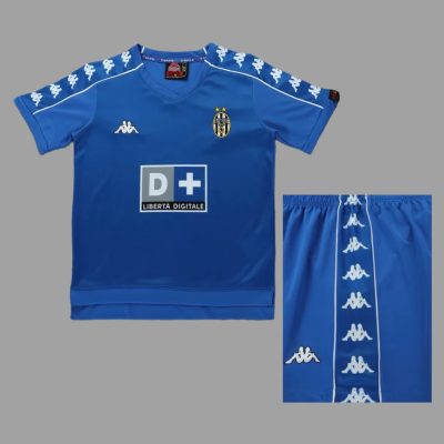 99/00 Juventus Away Kids Retro Soccer Jersey Size 16-28