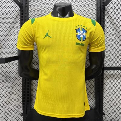 2026 Brazil Academy Pro Yellow Player Version Soccer Jersey