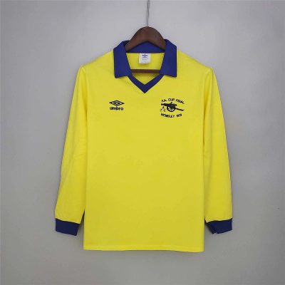 78/81 Arsenal Away Long Sleeve Retro Soccer Jersey