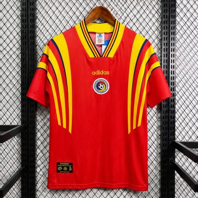 1996 Romania Away Retro Soccer Jersey