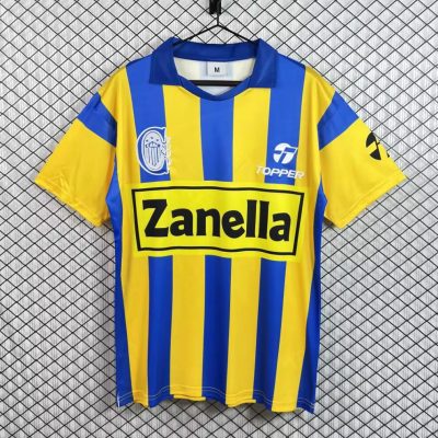 86/87 Rosario Central Home Retro Soccer Jersey
