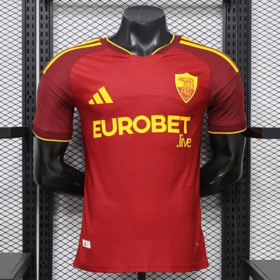 26/27 AS Roma Home Player Version Soccer Jersey